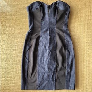 GUESS Strapless Cocktail Dress